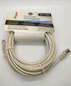 Legrand On-Q Cat 5e Patch Cable Ethernet 25-FT